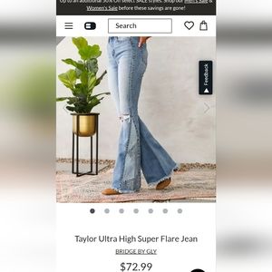 Women's Buckle Flares.